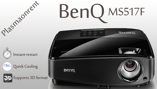 benq-ms517f projector on rent